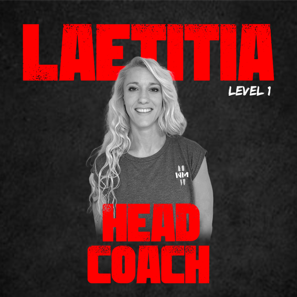 Laetitia, head coach WM1 et 2